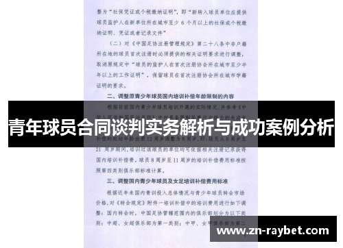 青年球员合同谈判实务解析与成功案例分析